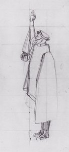 左に誓う 作： Ferdinand Hodler